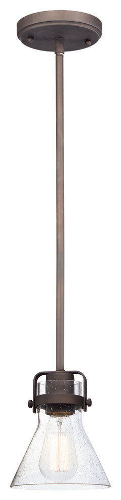Maxim 91110 Seafarer 6" Seedy Glass Pendant - Oil Rubbed Bronze