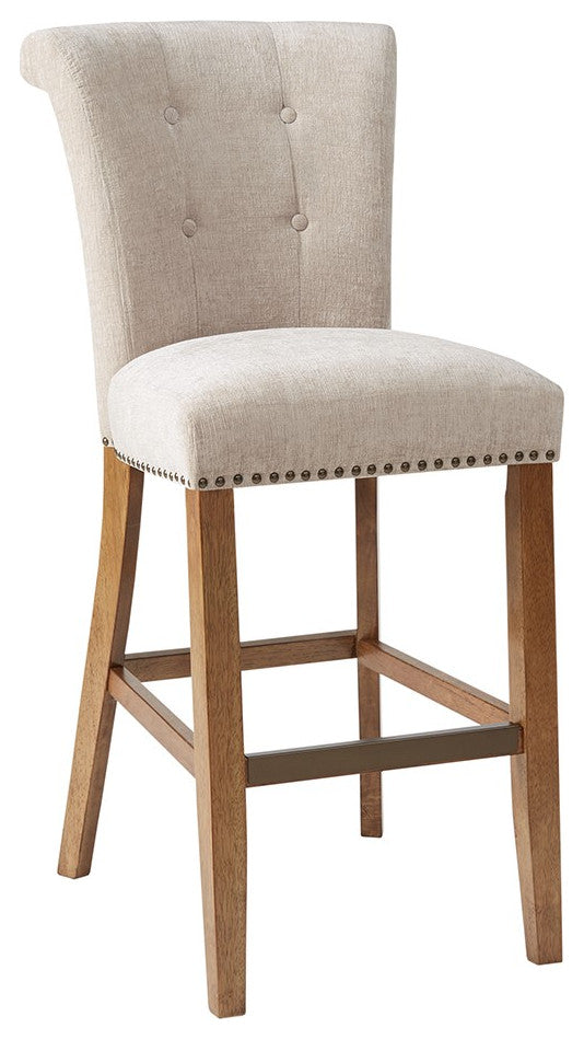 Madison Park Colfax Counter Stool Bar Height Stools, Cream