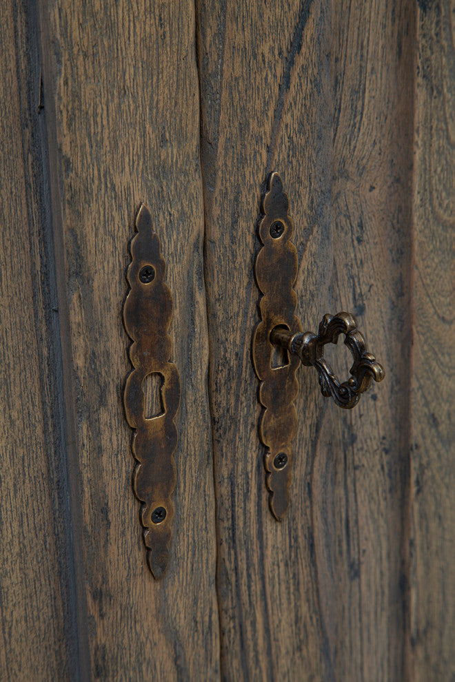 Hughes 64" Wide Sideboard, Distressed Gray Brown