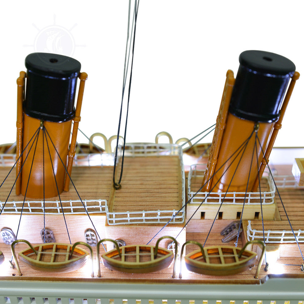 Titanic With Lights Cruise Ship Model