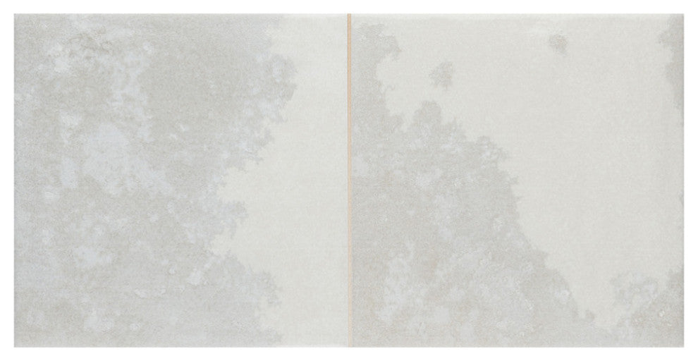 Kings Luxe Tradition Square Silver Ceramic Wall Tile