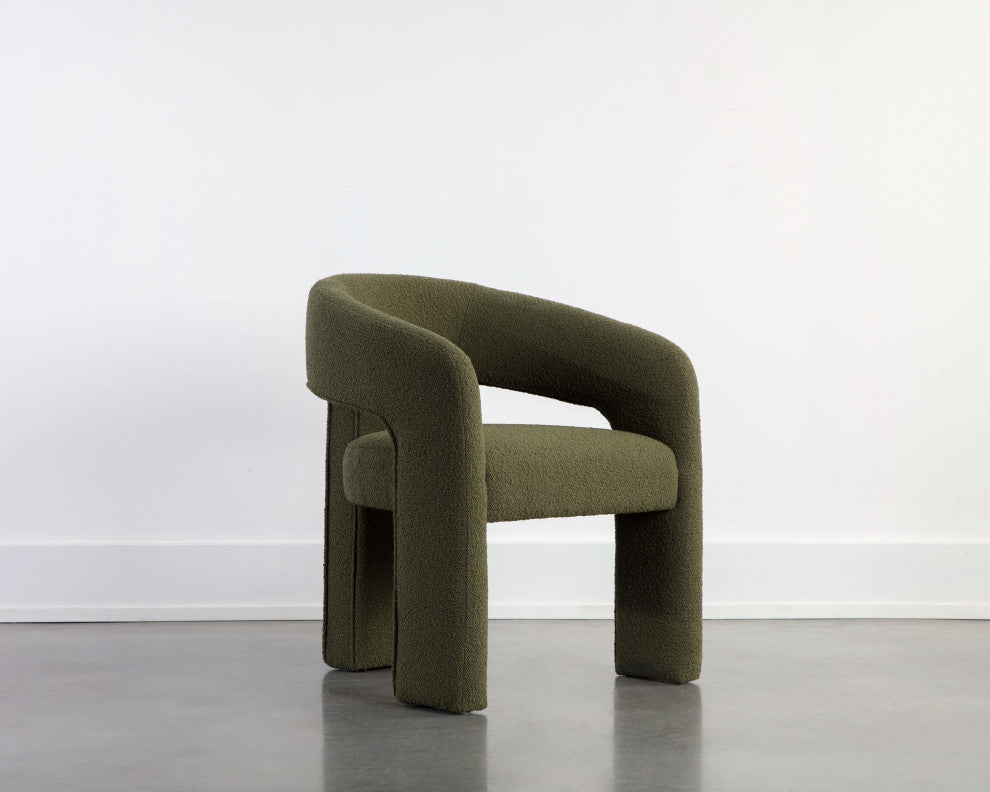 Isidore Dining Armchair, Copenhagen Olive