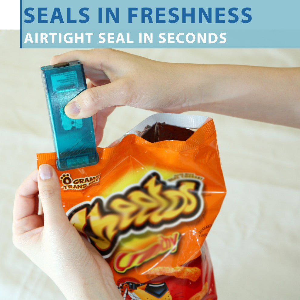 iTouchless Handheld Heat Bag Sealer (2-Pack) for Airtight Food Storage