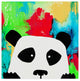 Jennifer Mccully ''Primary Panda'' Canvas Art, 18"x18"