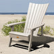 Manhattan Beach Adirondack Chair, Whitewash