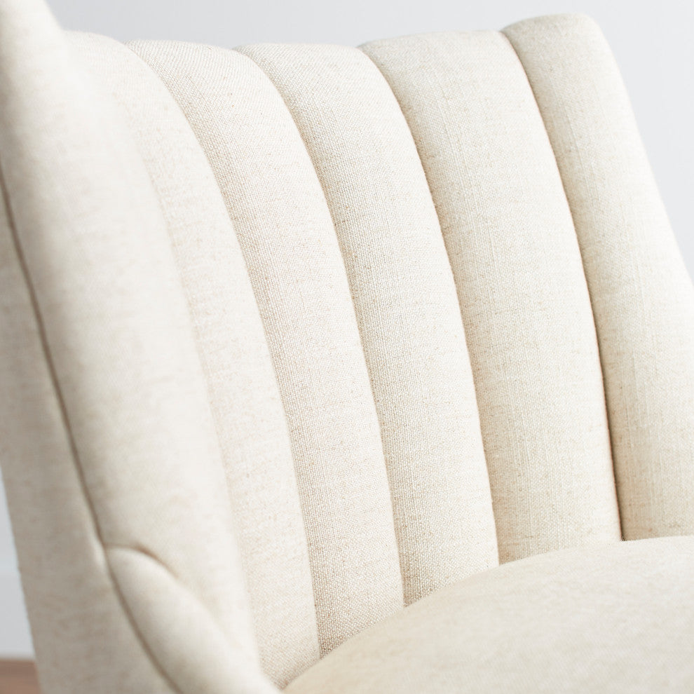 Tesoro Chair, White/Cream