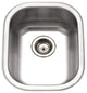 Houzer CS-1407 Club 13-5/8" Undermount Single Basin Stainless - Stainless Steel
