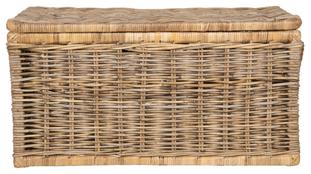 Rattan Kobo Decorative Storage Trunk With Lid, Small