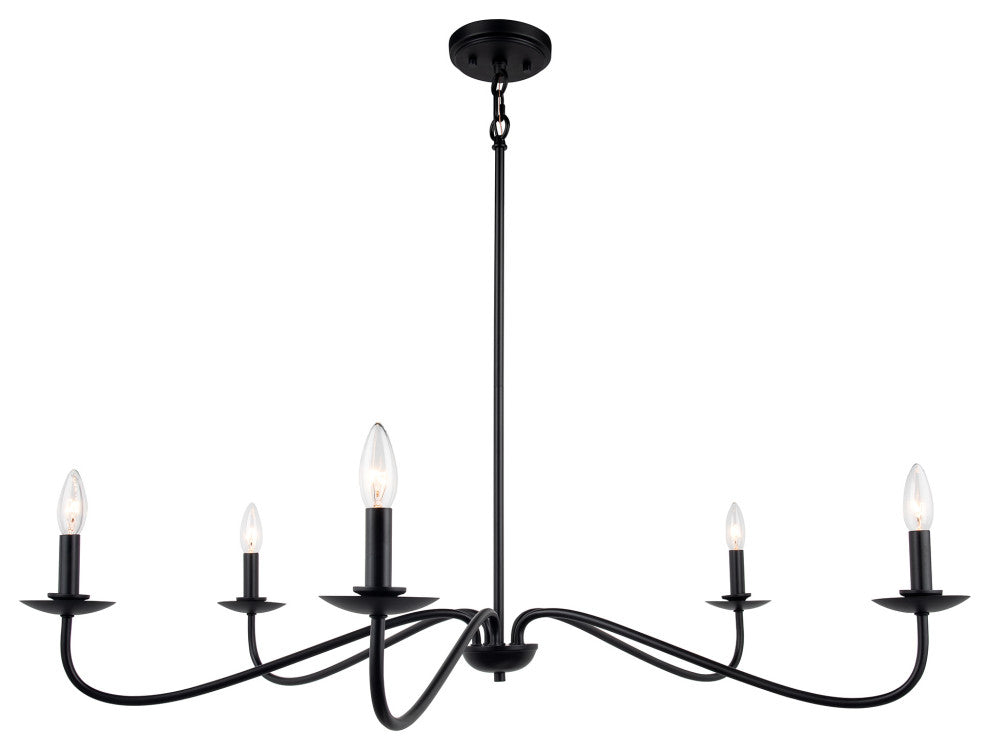 5-Light Elegant Traditional Chandelier