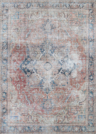 Couristan Pasha Antique Kashan Rust Area Rug, 5' X 8'