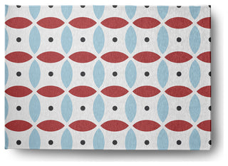 5' x 7' Geometric Spring Chenille Indoor/Outdoor Rug