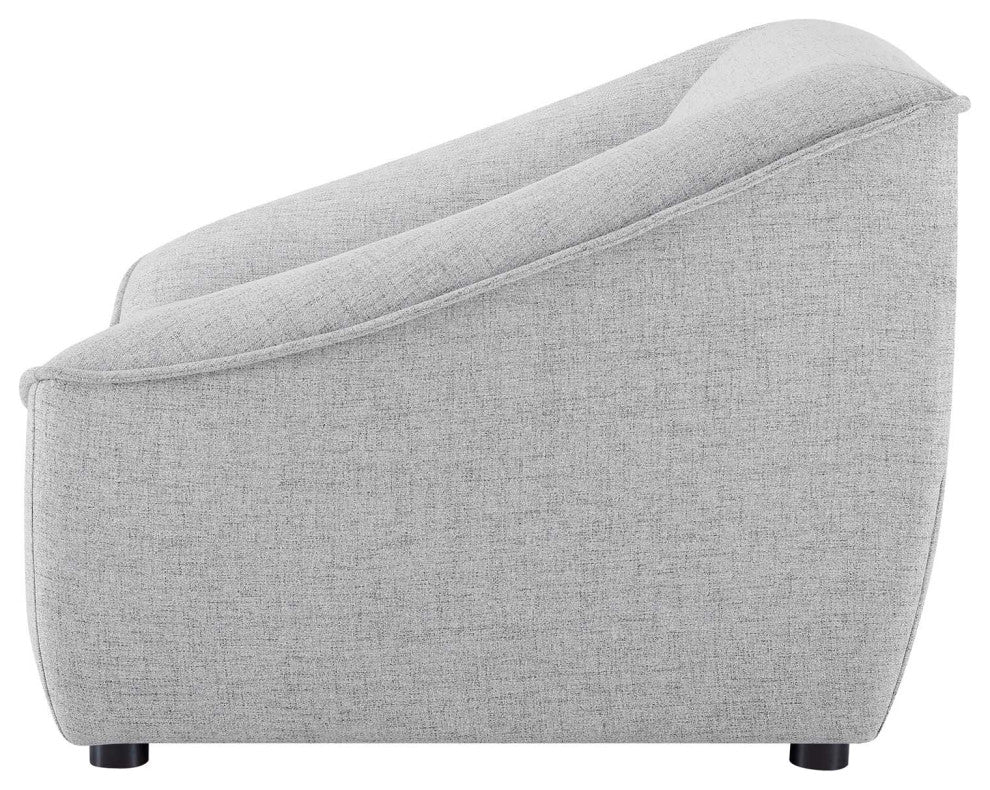 Armchair and Sofa Set, Fabric, Gray, Modern, Living Lounge Hospitality