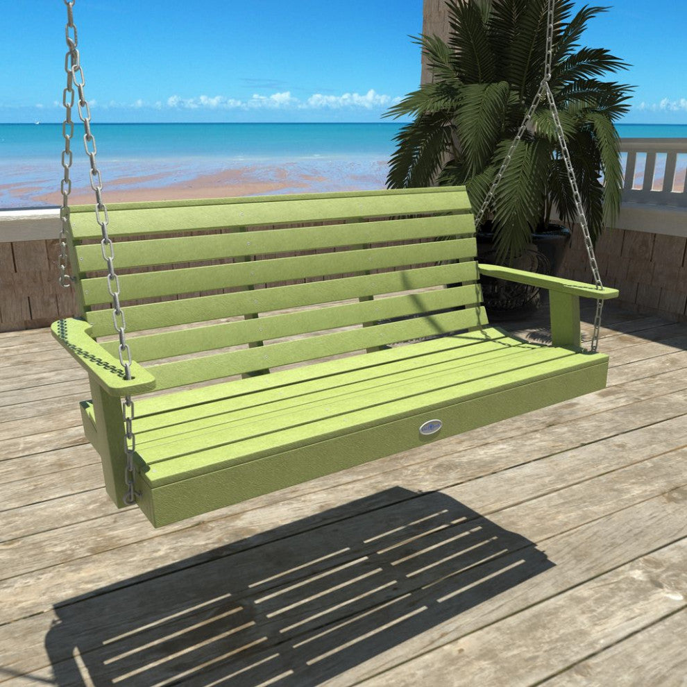 Riverside Porch Swing 5', Palm Green