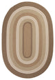 Colonial Mills Brooklyn BN89 Natural Indoor/Outdoor Area Rug, Oval 2'x10'