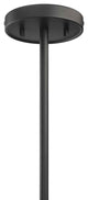Beacon 6-Light Chandelier, Clear Black