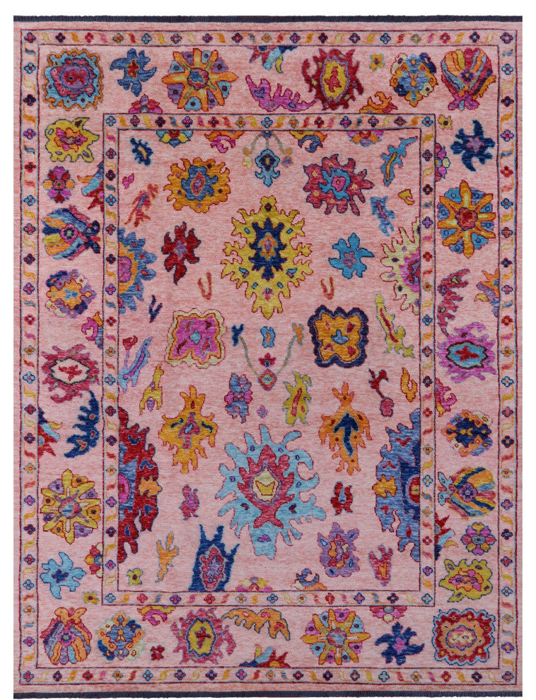 8' 10" X 12' 2" Turkish Oushak Hand-Knotted Rug - Q14799