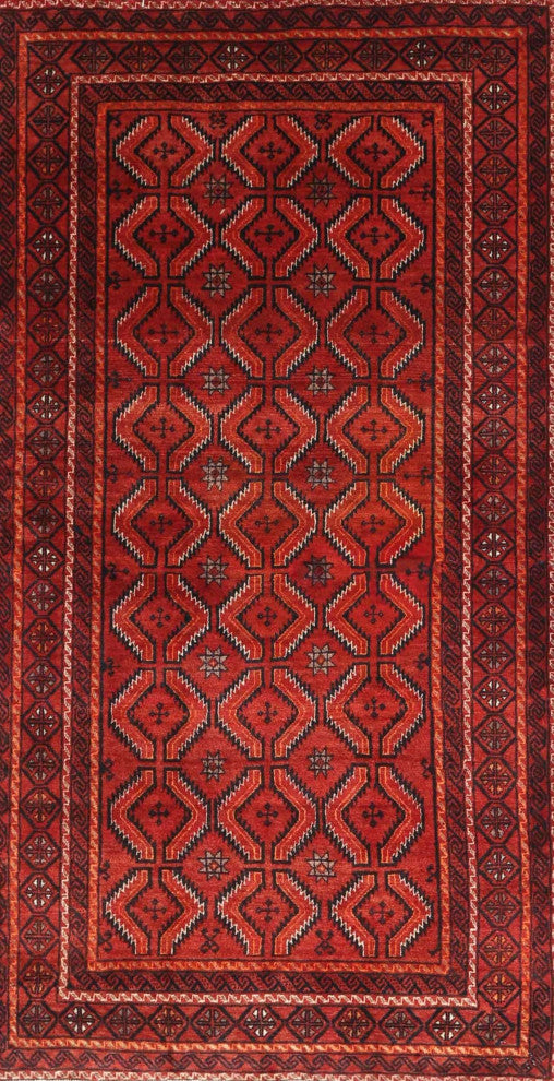 Ahgly Company Indoor Rectangle Traditional Area Rugs, 2' x 5'