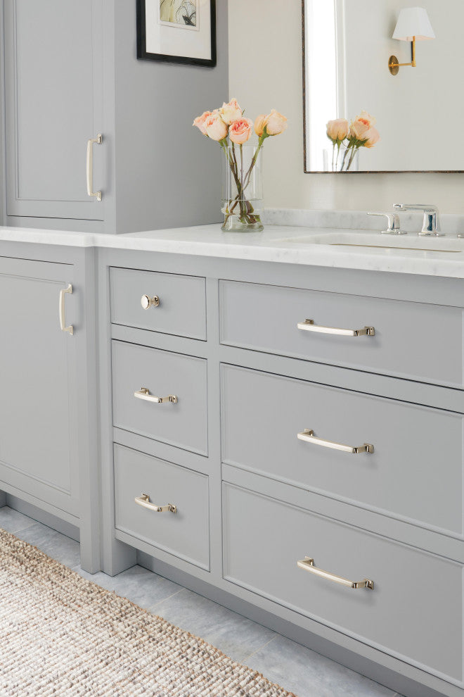Amerock Westerly Cabinet Pull, Polished Nickel, 3" Center-to-Center