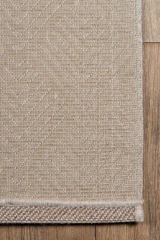 Como COM-3 Indoor Outdoor Rug, Beige, 2'x10' Runner