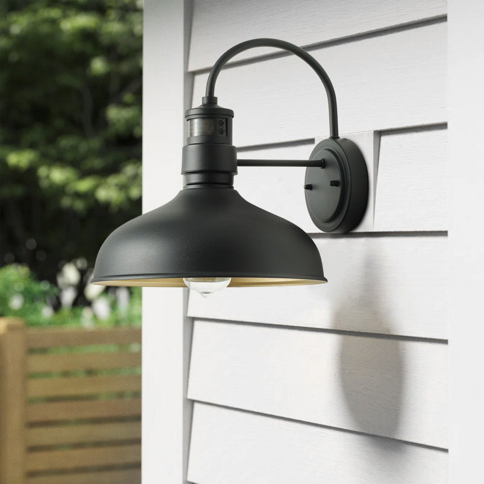 Unique Gooseneck Ourdoor Dusk to Dawn Motion Sensor Barn Light