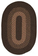 Colonial Mills Madison MD84 Roasted Brown Traditional Area Rug, Round 6'x6'