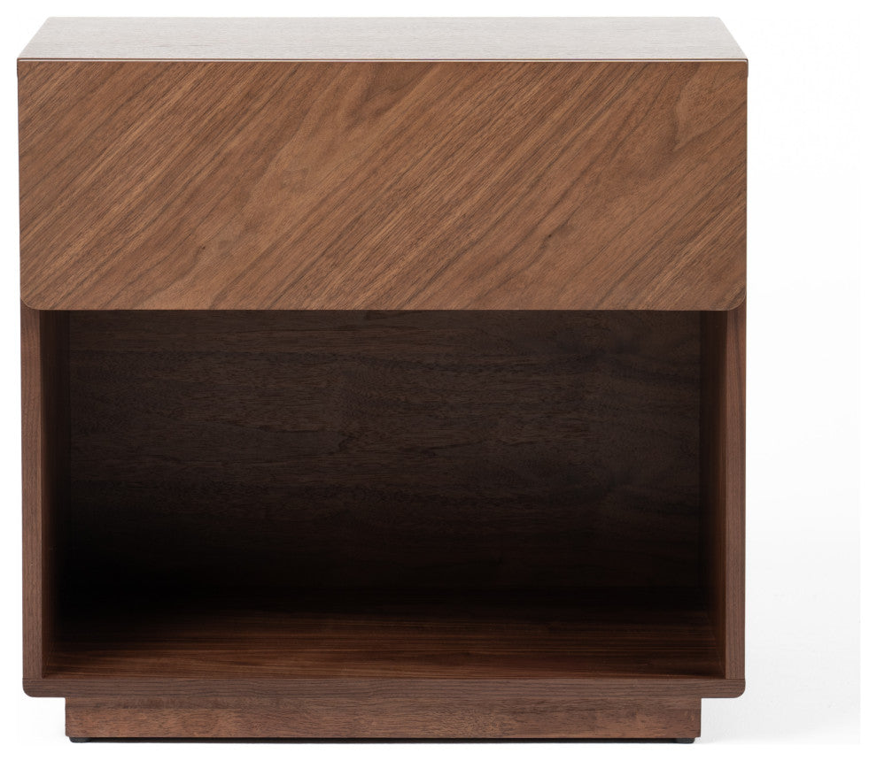 Nova Domus Kamela -Modern Walnut Bedroom Set, Eastern King