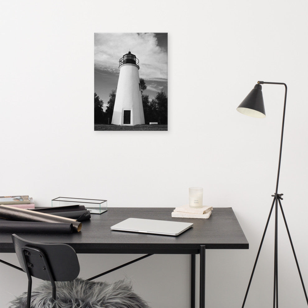 Touch the Sky Coastal Landscape Photo Canvas Wall Art Print, 18" X 24"