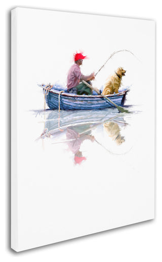 The Macneil Studio 'Fisherman 2' Canvas Art, 32"x24"