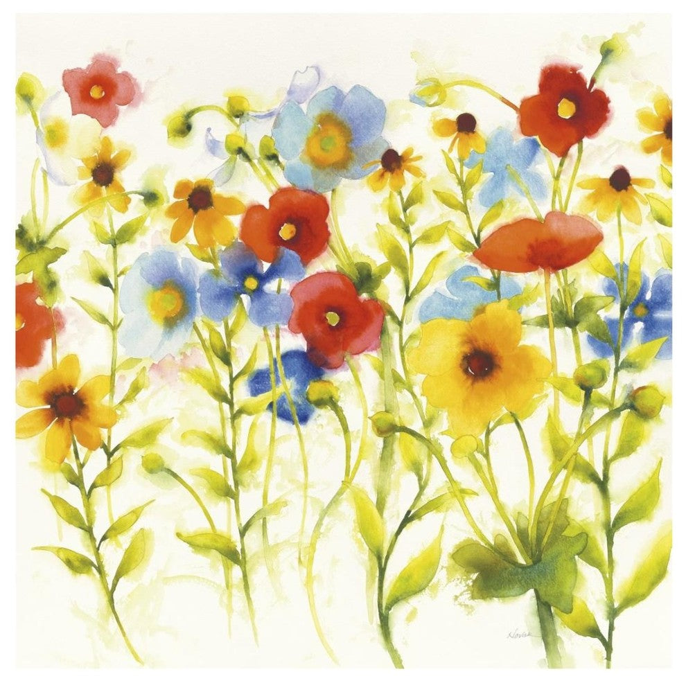 "Americana Meadow I Crop" Digital Paper Print by Shirley Novak, 32"x32"