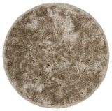 Giulia Contemporary Area Rug, Tan, 7'9" Round