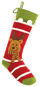 Reindeer Knit Stocking