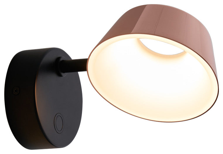 OLO Wall Lamp, Black/Copper