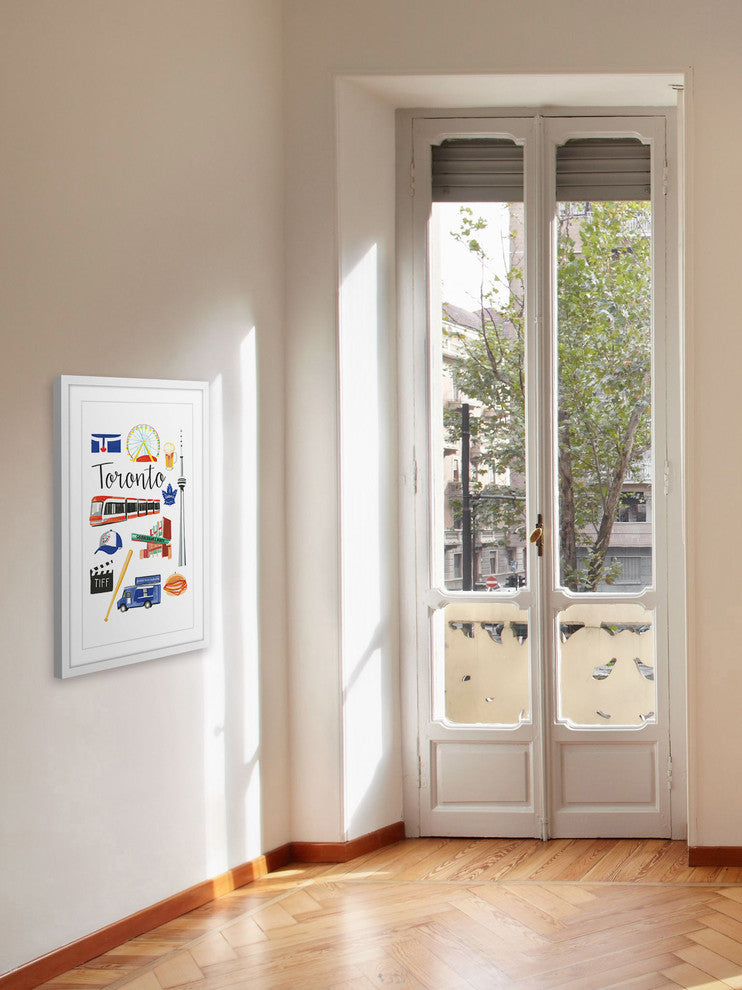 "Travel Toronto" Framed Print by Molly Rosner