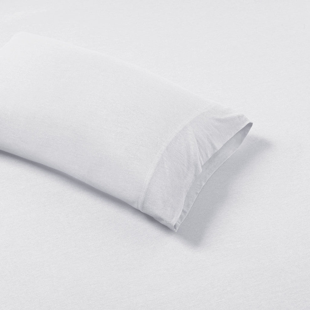 Intelligent Design Cotton Blend Jersey Knit All Season Sheet Set, White
