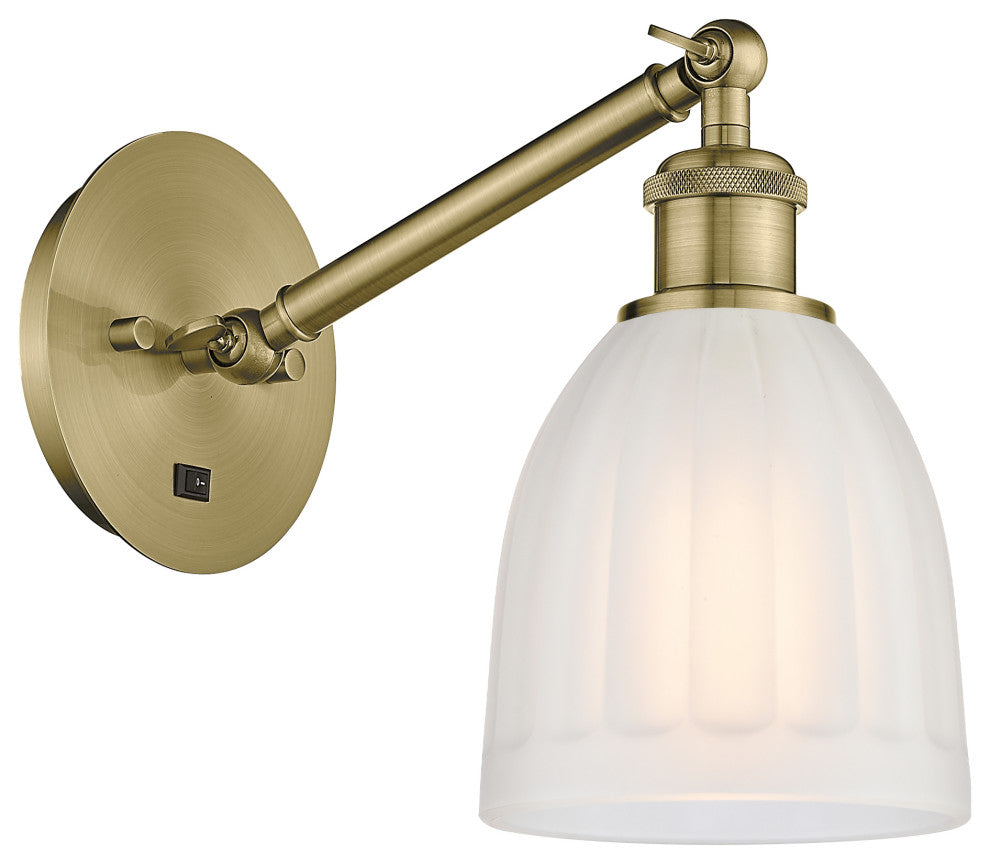 Innovations 317-1W-AB-G441-LED 1-Light Sconce, Antique Brass