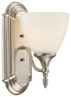Herndon 1 Light Sconce, Satin Nickel