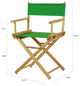 018" Director's Chair Natural Frame-Green Canvas