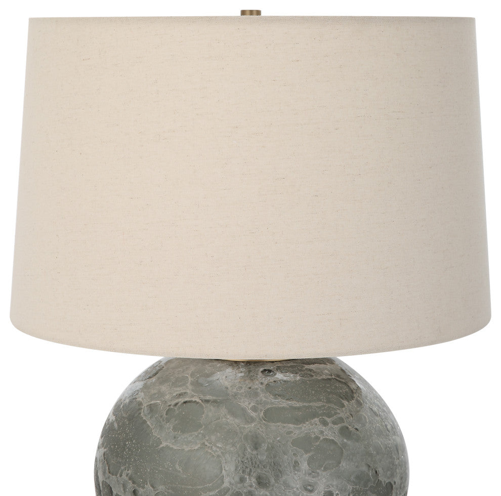Uttermost Lunia Gray Glass Table Lamp