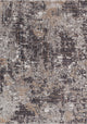 Jade Stormy Sky Abstract Contemporary Brown Recycled Area Rug, 2'6" X 8'