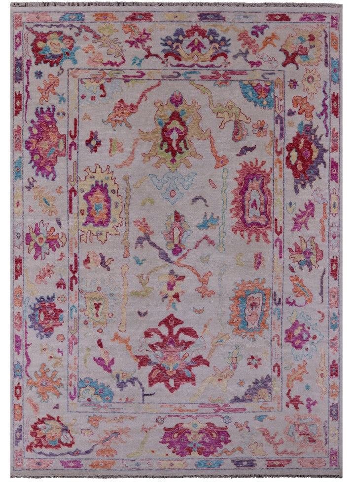 10' 0" X 14' 4" Handmade Turkish Oushak Wool Rug - Q14787