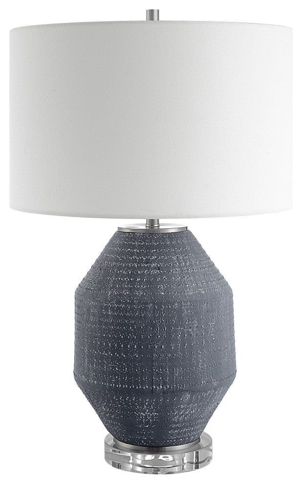 UT-30057-1 Uttermost Blackjack Charcoal Table Lamp