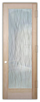 Interior Prehung Door or Interior Slab Door - Water Trails - Douglas Fir...