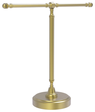 Vanity Top 2 Arm Guest Towel Holder, Satin Brass