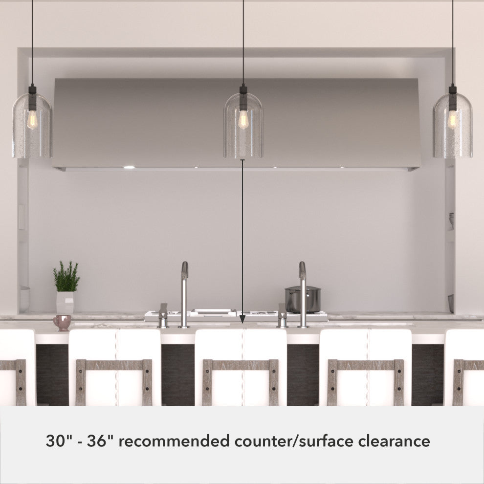 Hunter Lochemeade Noble Bronze 1-Light Pendant Ceiling Light Fixture