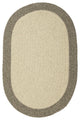 Colonial Mills Hudson HN21 Light Gray All-Natural/Eco Area Rug, Round 6'x6'