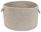 Colonial Mills Basket Sunbrella Solid Papyrus Round