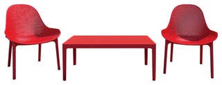Compamia Sky Lounge 3-Piece Set, Red