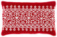 Surya Winter WIT-010 18"x18" Pillow Kit, Ivory/Bright Red