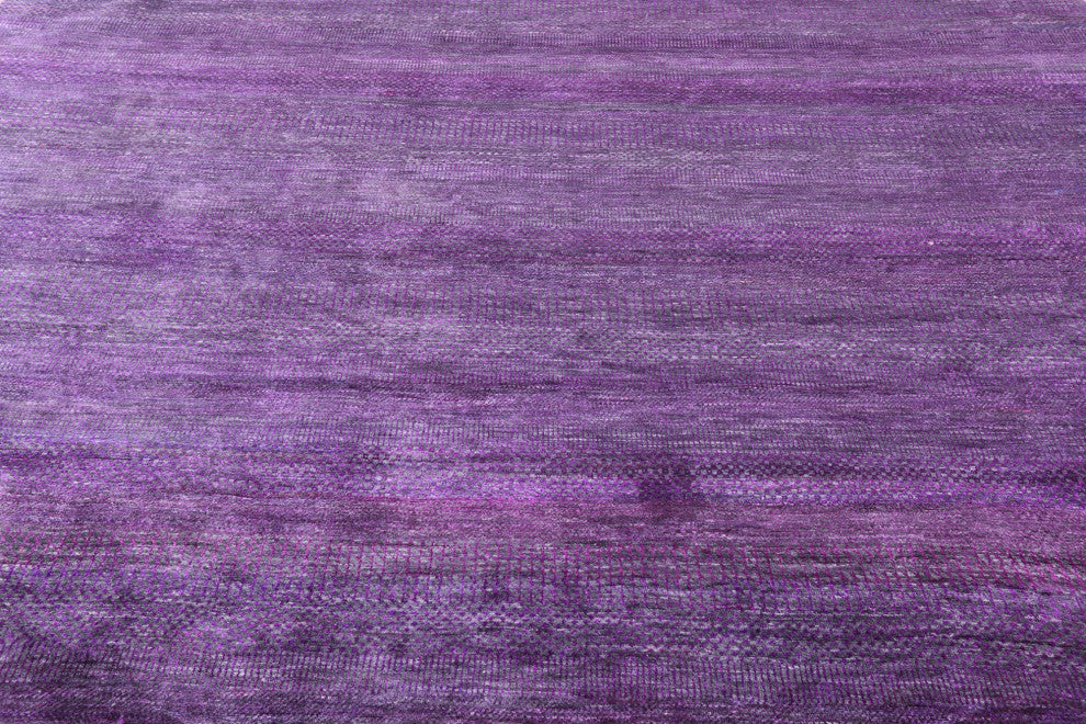 10' Round Handmade Super Savannah Gabbeh Wool and Silk Rug Q8986