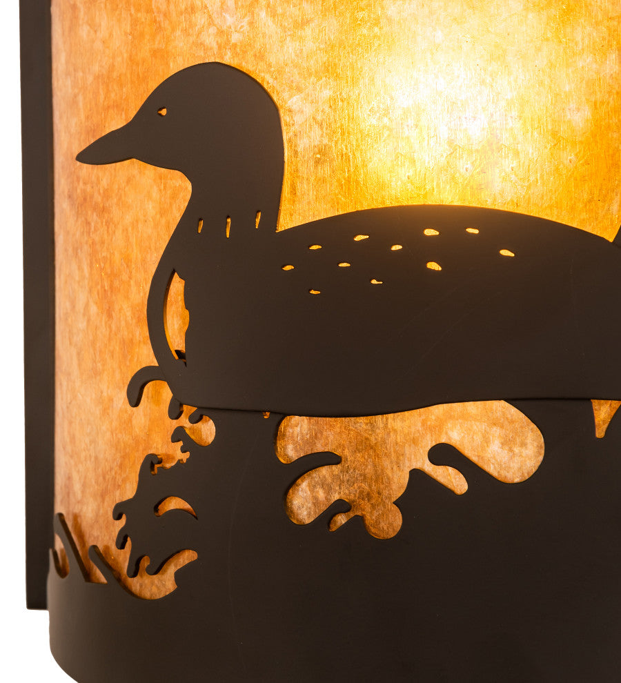 11 Wide Loon Wall Sconce